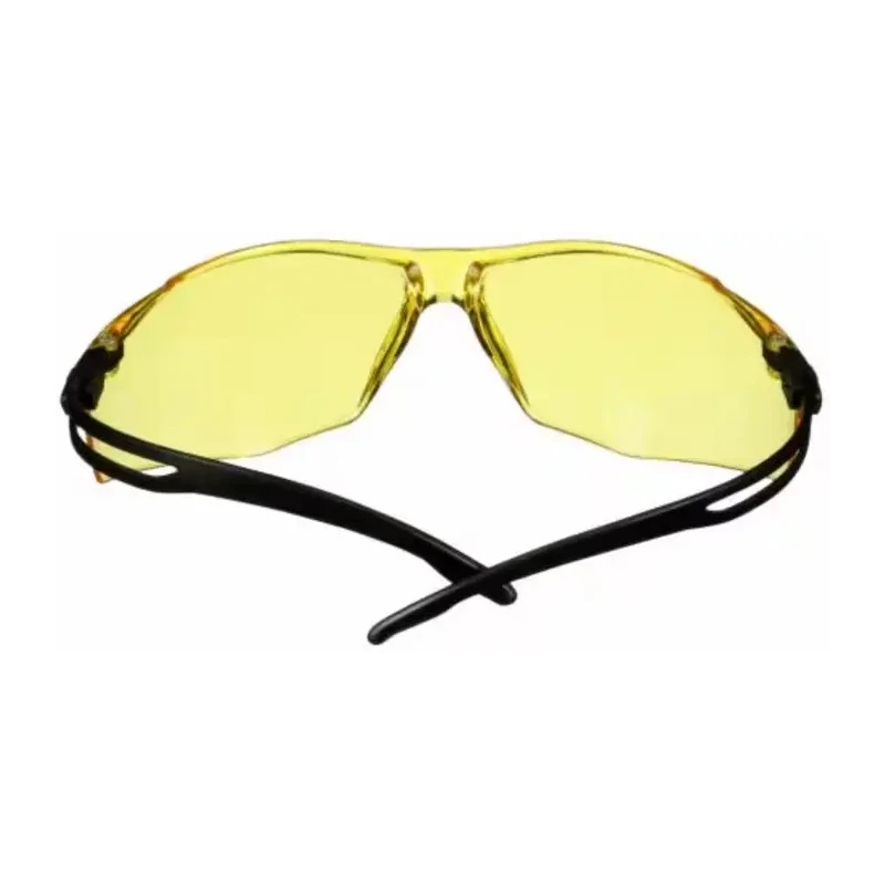 3M SecureFit 500 Safety Glasses Amber Polycarbonate Lens Anti-Scratch Anti-Fog 7100243980