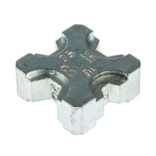 RS PRO Coaxial Type Crimp Die Set Uninsulated Black Suitable for 16-50 mm² Terminal 241-4732