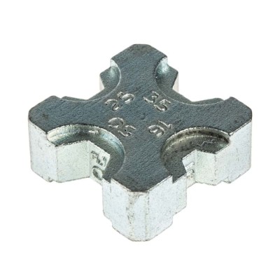 RS PRO Coaxial Type Crimp Die Set Uninsulated Black Suitable for 16-50 mm² Terminal 241-4732