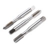 Dormer Hand Tap Set 3 Pieces 3/8 UNF Thread, UNF Standard, Straight Flute, HSS Bright Finish E5243/8NO6