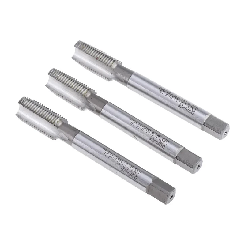 Dormer Tap Set, 1/2 in-20 UNF Thread, UNF Standard, Hand Tap E5241/2NO6