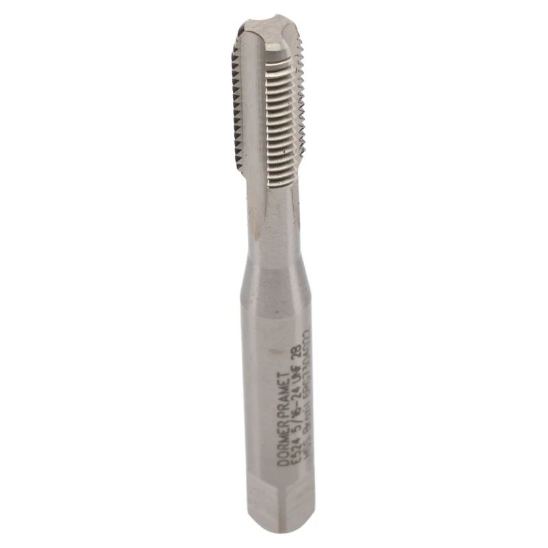 Dormer Tap Set, 5/16 UNF Thread, Straight Flute, HSS, Bright Finish, ISO 529 Standard E5245/16NO6