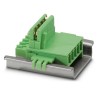 Phoenix Contact 5/5-ST-3, 5 TBUS 1, 81 GN, ME 22 Series DIN Rail Connector, Green Polyamide Copper Alloy 2707437