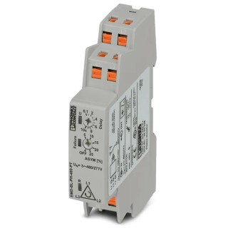 Phoenix Contact 3-Phase Monitoring Relay, 187 to 519 VAC Monitor Range, DIN Rail Mount, 120V AC, 208V AC, 277V AC 2903528