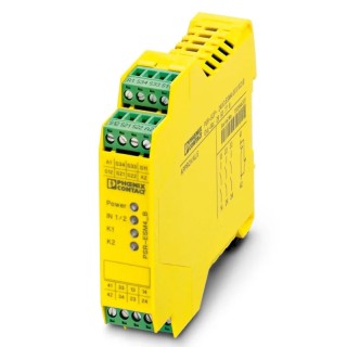 Phoenix Contact Safety Relay 24V DC, 3 Safety Contacts, DIN Rail Mount PSR-SPP 2963925