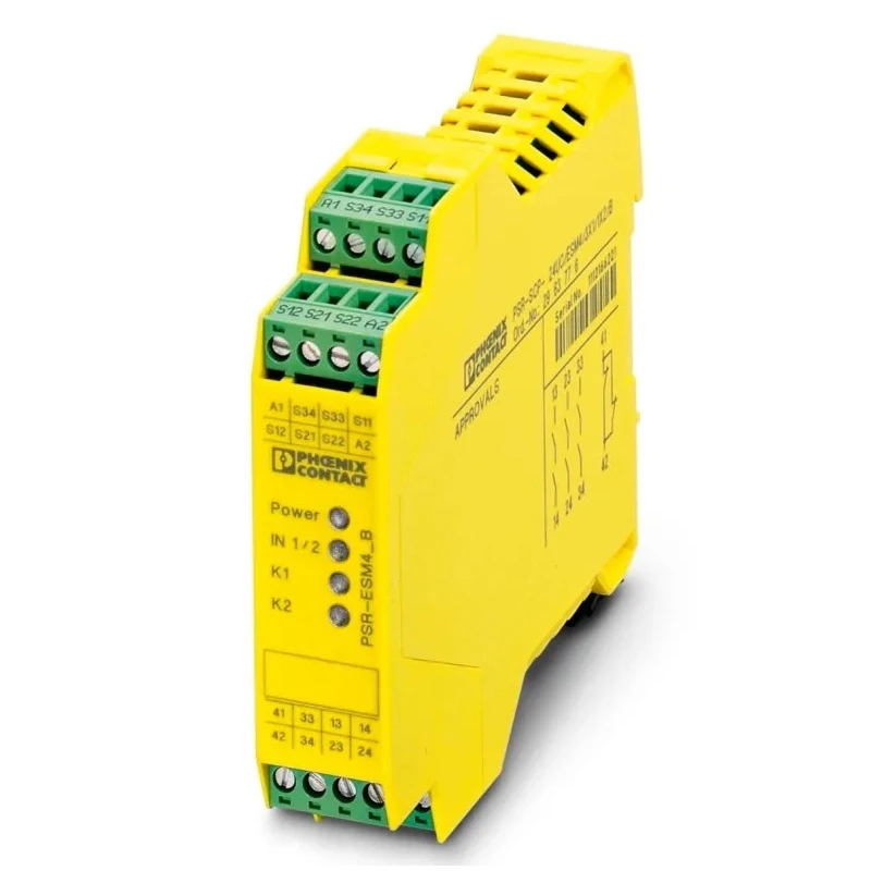 Phoenix Contact Safety Relay 24V DC, 3 Safety Contacts, DIN Rail Mount PSR-SPP 2963925