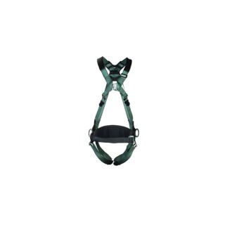 MSA Safety Safety Harness Standard Size Green Polyester Material 140 kg Capacity 10206049