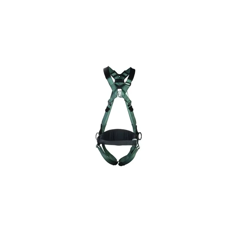 MSA Safety Safety Harness Standard Size Green Polyester Material 140 kg Capacity 10206049