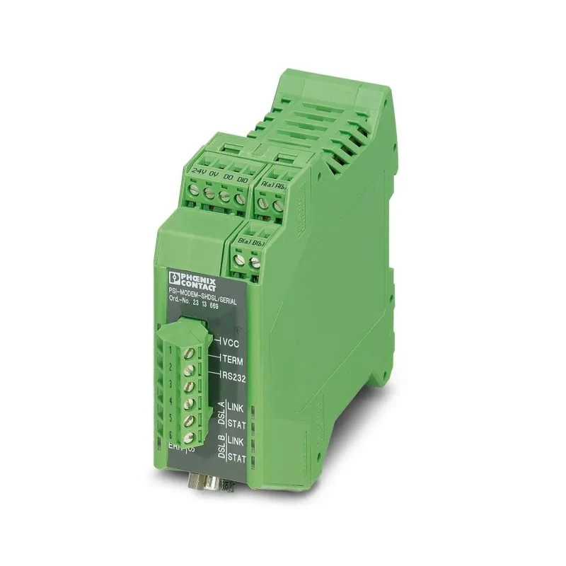 Phoenix Contact Industrial SHDSL Extender Modem for RS-232/422/485 Interfaces Model 2313669