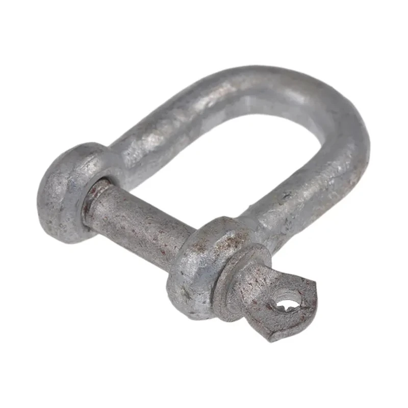 RS PRO Zinc Plated Steel D-Shackle with Screw Pin 6mm Diameter 13.5mm Jaw Width 750-648