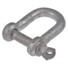 RS PRO Zinc Plated Steel D-Shackle with Screw Pin 6mm Diameter 13.5mm Jaw Width 750-648