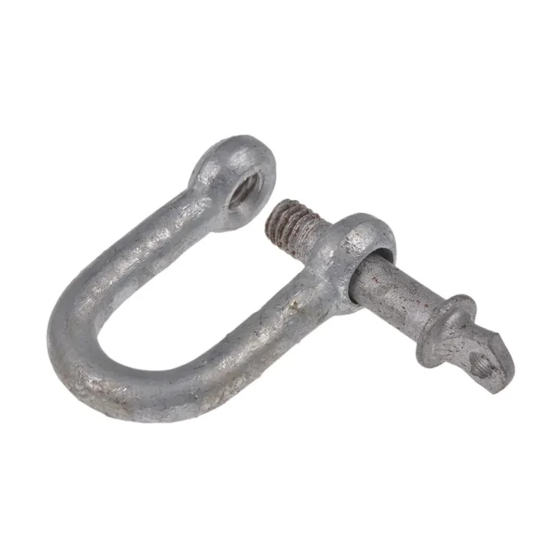 RS PRO Zinc Plated Steel D-Shackle with Screw Pin 6mm Diameter 13.5mm Jaw Width 750-648