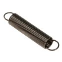 RS PRO Steel Extension Spring, 38.5 mm Free Length x 7.5 mm Outside Diameter, Initial Tension 15.4 N, Maximum 751-809