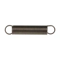 RS PRO Steel Extension Spring, 38.5 mm Free Length x 7.5 mm Outside Diameter, Initial Tension 15.4 N, Maximum 751-809