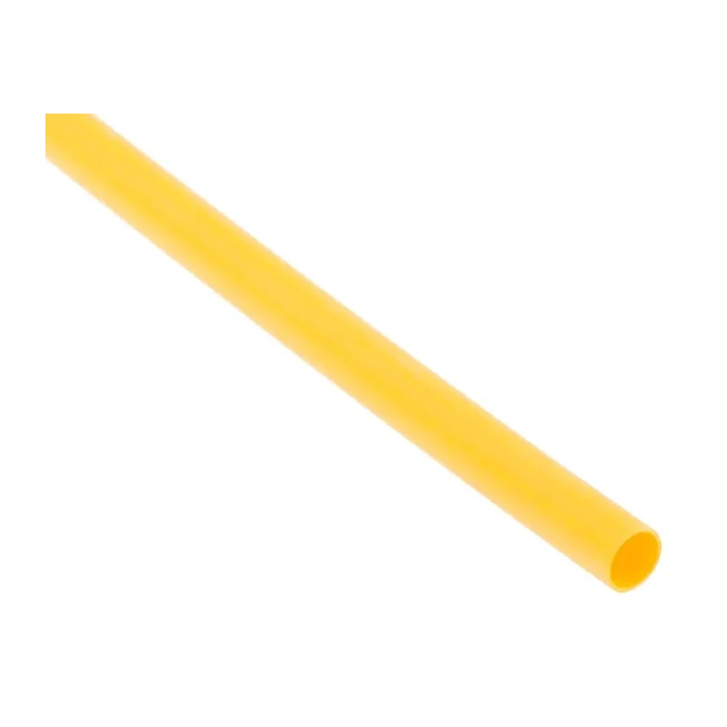 RS PRO Polyolefin Heat Shrink Tubing Yellow 3 mm Sleeve Diameter x 1.2 m Length 3:1 Shrink Ratio 241-7315