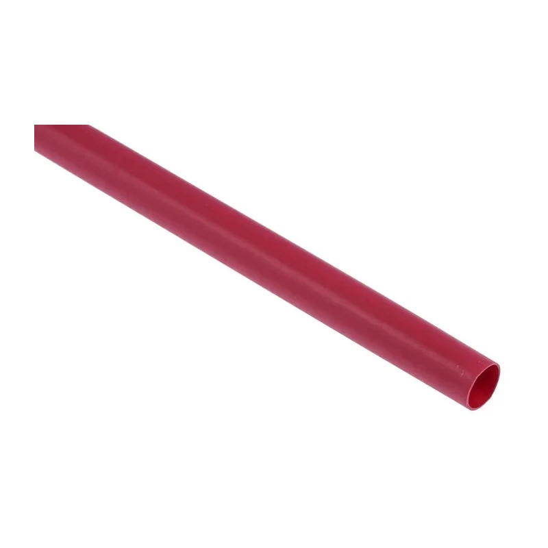 RS PRO Polyolefin Heat Shrink Tubing Red 6.4 mm Sleeve Diameter x 1.2 m Length 3:1 Shrink Ratio 241-7387