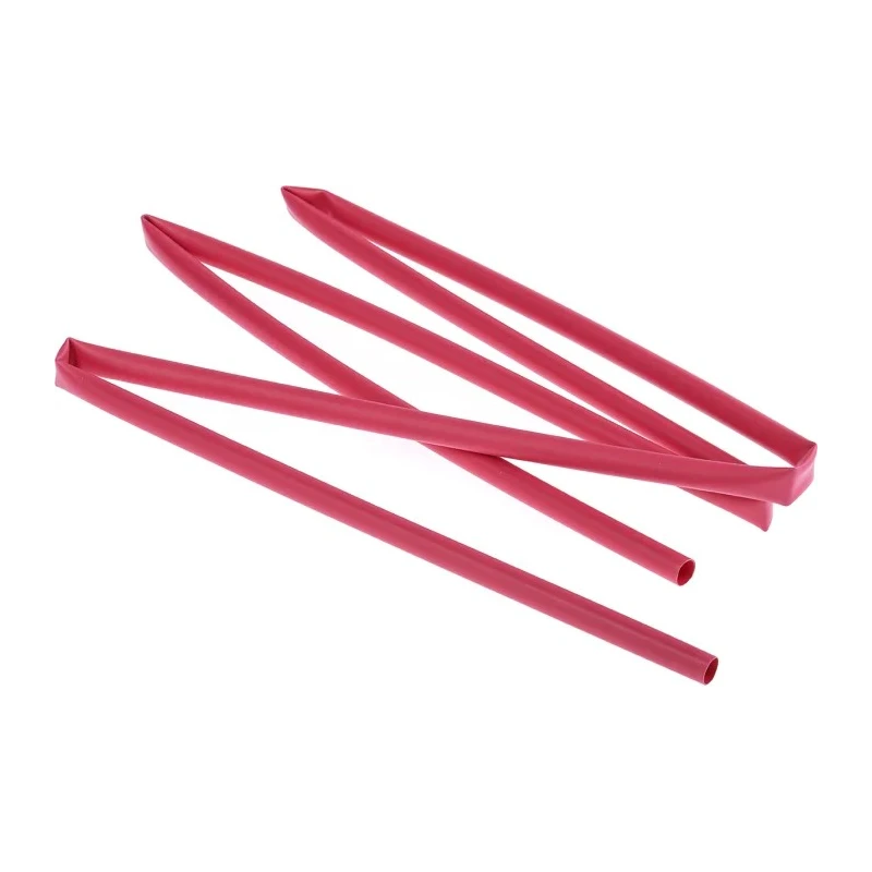 RS PRO Polyolefin Heat Shrink Tubing Red 6.4 mm Sleeve Diameter x 1.2 m Length 3:1 Shrink Ratio 241-7387