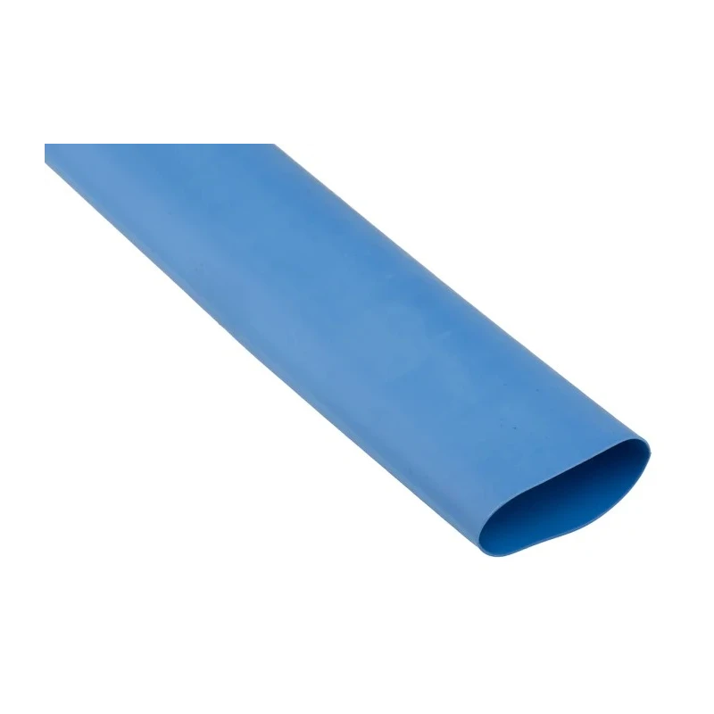 RS PRO Flame Retardant Adhesive Lined Polyolefin Heat Shrink Tubing Blue 40 mm Sleeve Diameter 1.2 m Length 3:1 241-7595