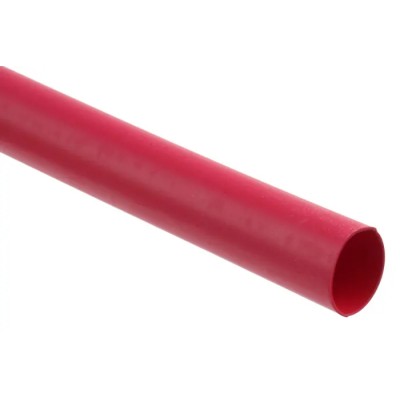 RS PRO Polyolefin Flame Retardant Heat Shrink Tubing Red 9 mm Sleeve Diameter x 1.2 m Length 3:1 Shrink Ratio 241-7438