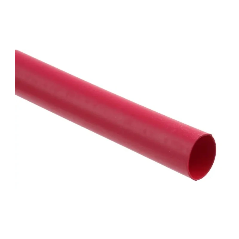 RS PRO Polyolefin Flame Retardant Heat Shrink Tubing Red 9 mm Sleeve Diameter x 1.2 m Length 3:1 Shrink Ratio 241-7438