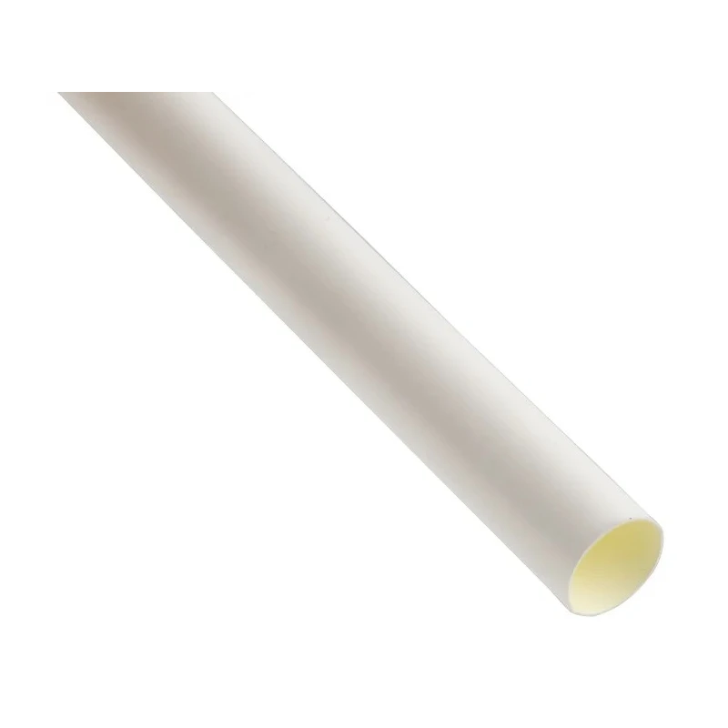 RS PRO Adhesive Lined Polyolefin Heat Shrink Tubing White 9.5 mm Sleeve Diameter 1.2m Length 3:1 Ratio 241-7444