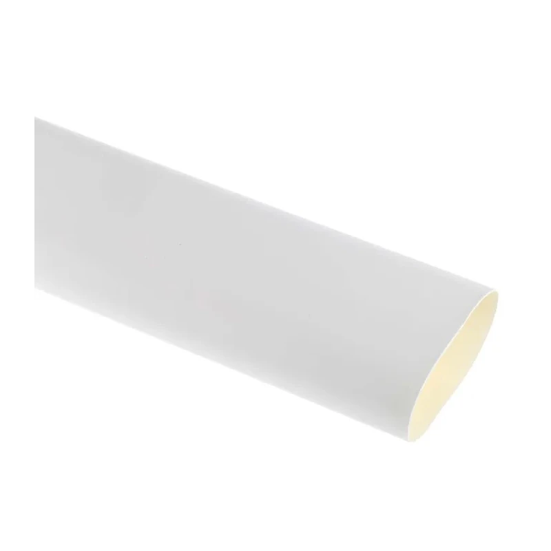 RS PRO White Polyolefin Adhesive Lined Heat Shrink Tubing 40 mm Sleeve Diameter x 1.2 m Length 3:1 Ratio 241-7618