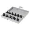 RS PRO 11 Piece Mechanical Drain Plug Key Set with Box 241-7703
