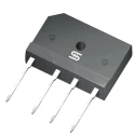 Taiwan Semiconductor Bridge Rectifier 800 V Peak Reverse Voltage, 208 A Peak Surge Current, 4-Pin Quad T15JA06G-K