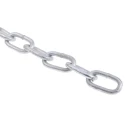 RS PRO Galvanised Steel Chain Link, 10 m Length, 38 mm Link Length, 7 mm Link Diameter, 200 kg Load Capacity 750-480