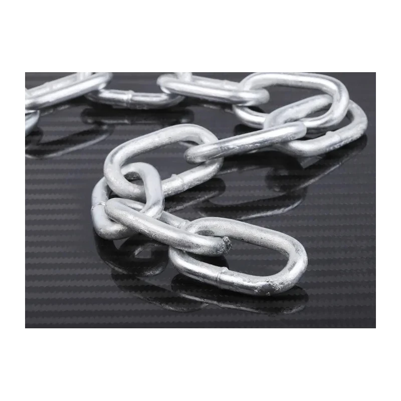 RS PRO Galvanised Steel Chain Link, 10 m Length, 38 mm Link Length, 7 mm Link Diameter, 200 kg Load Capacity 750-480