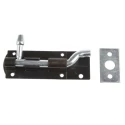 RS PRO Steel Epoxy Black Necked Tower Door Bolt 100 mm 751-281
