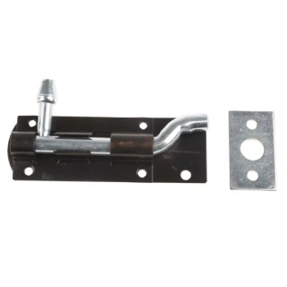 RS PRO Steel Epoxy Black Necked Tower Door Bolt 100 mm 751-281
