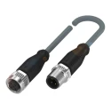 BALLUFF Female 4 Way Straight to Male 4 Way Straight Sensor Actuator Cable 5 m BCC03CJ