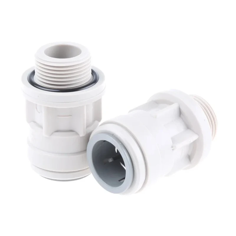 JG Speedfit Plastic Pipe Fitting Straight 3/4 in BSP BSP Adapter 22 mm CM012216S