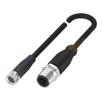 BALLUFF Female 4 Way Straight to Male 4 Way Straight Sensor Actuator Cable 300mm BCC03F4