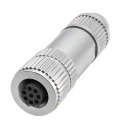BALLUFF Industrial Circular Connector Cable Mount 8 Contacts Female Socket M12 IP67 30V 1.75A BCC04MC