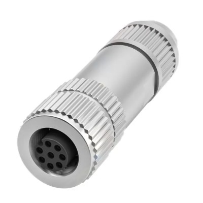 BALLUFF Industrial Circular Connector Cable Mount 8 Contacts Female Socket M12 IP67 30V 1.75A BCC04MC