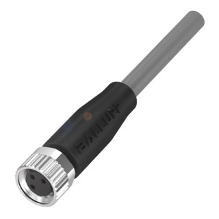 BALLUFF Female 4 Way Straight to Unterminated Sensor Actuator Cable 3 m 250V BCC081Y