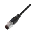 BALLUFF Male 4 Way Straight to Male 4 Way Sensor Actuator Cable 1 m 250V Polyurethane Jacket BCC0E6N