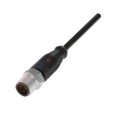 BALLUFF Male 4 Way Straight to Male 4 Way Sensor Actuator Cable 1 m 250V Polyurethane Jacket BCC0E6N