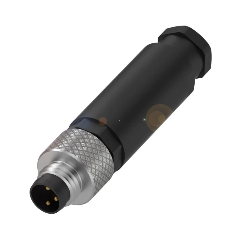 BALLUFF Circular Connector, 3 Contacts, Cable Mount, M8 Connector, Plug, Male, IP67 Rated, 4A Current, BCC0E7N