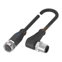 BALLUFF Female 4 way Straight to Male 4 way M12 Sensor Actuator Cable 10 m BCC0EC3