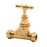 Pegler Yorkshire Brass Conex Brass Stopcock Compression 28 mm 501009