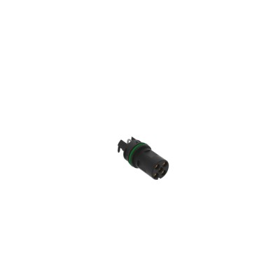 ERNI Circular Connector M12 Series, 5 Contacts, Rear Mount, Socket Female, IP65 IP67, Right Angle, Gold 225457 / 225457-E