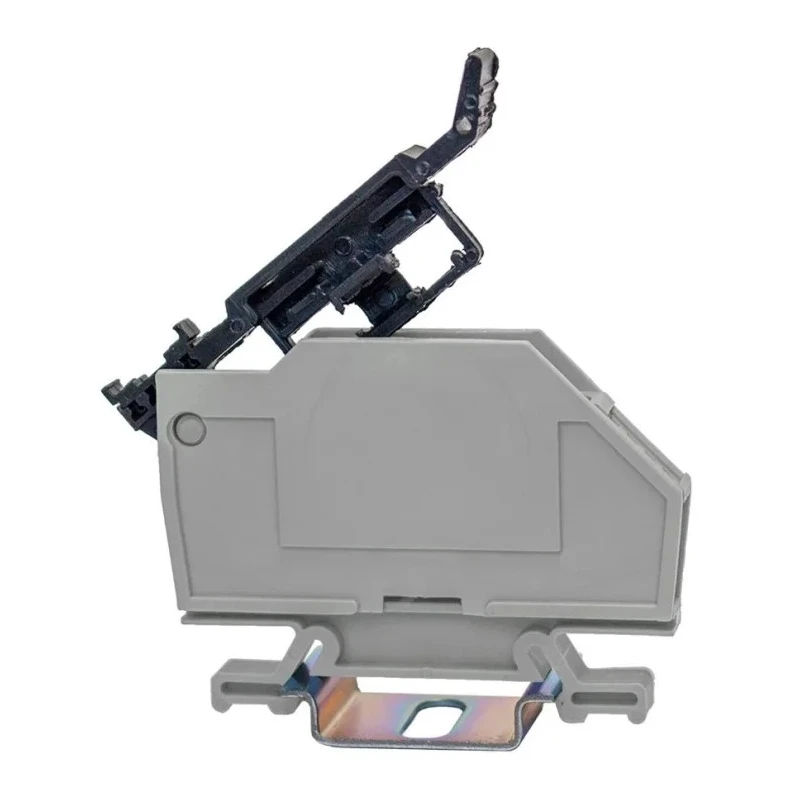 RS PRO 30A Rail Mount Fuse Holder DIN Rail TH35, 30 A, 500 V, Grey, 66 mm Length 242-0497