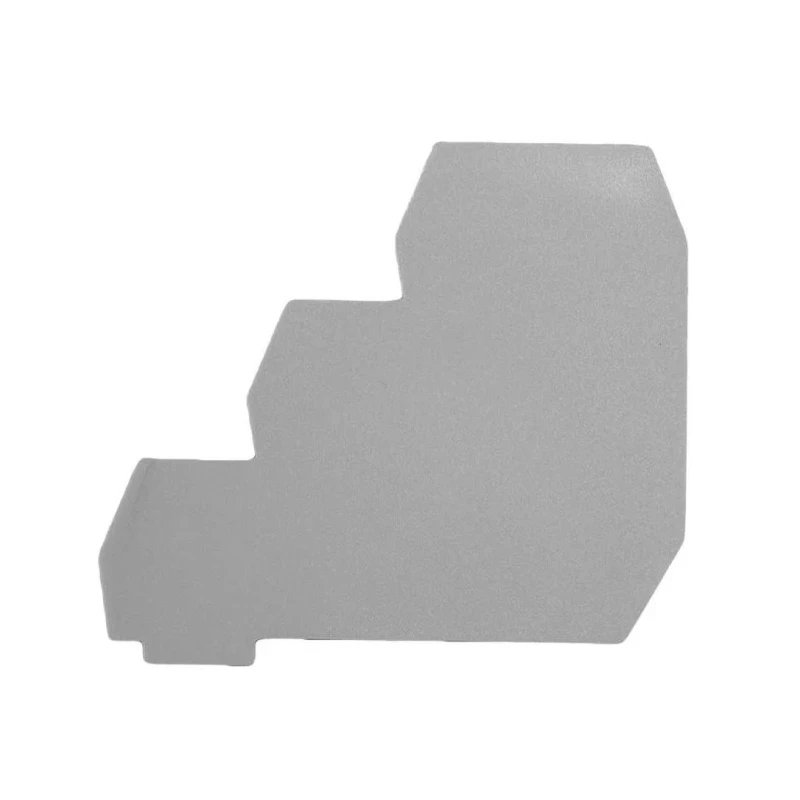 RS PRO End Plate for Use with Feed Through Terminal Block Polyamide 66 Grey Italy 242-0524