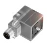 BALLUFF Angled Circular Connector Adapter 4 Pin 3 Pin M12 x 1 Male 24V AC IP67 BCC0HKZ