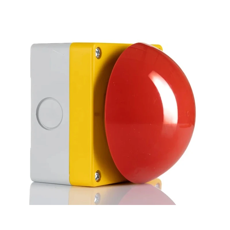 RS PRO Pull Release Emergency Stop Push Button Surface Mount 1 NO/1 NC IP65 IP65