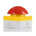 RS PRO Pull Release Emergency Stop Push Button Surface Mount 1 NO/1 NC IP65 IP65