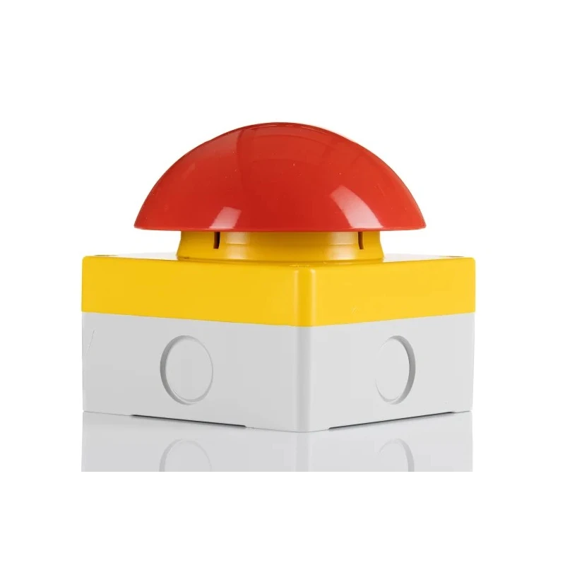 RS PRO Pull Release Emergency Stop Push Button Surface Mount 1 NO/1 NC IP65 IP65